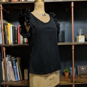 H&M Flutter Sleeve Top